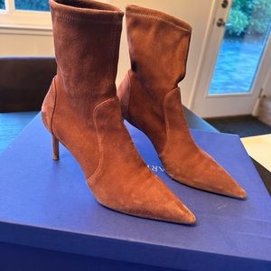 Suede Stuart Weitzman booties
